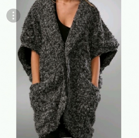 Witchy Grey style Coat/Sweater (Mohair Cocoon) Sz  M - Picture 1 of 8